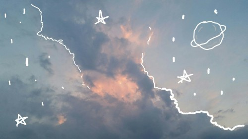 500x281 Kawaii Clouds Tumblr