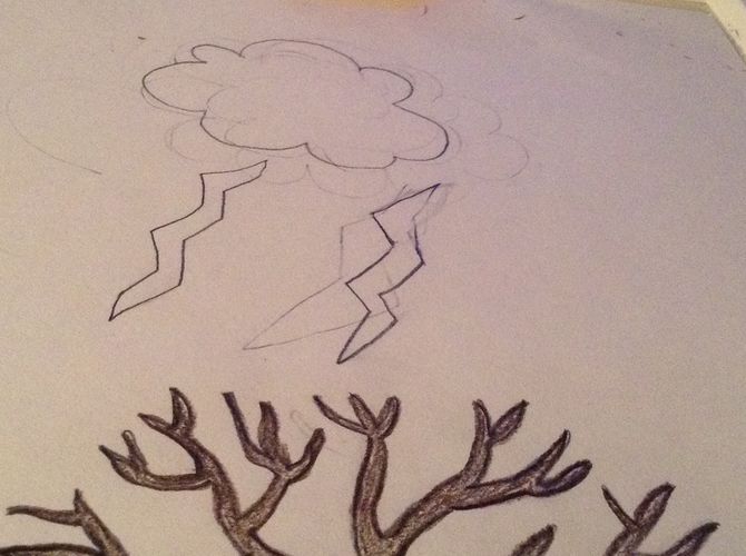 670x500 How To Draw Clouds 11 Steps (With Pictures)