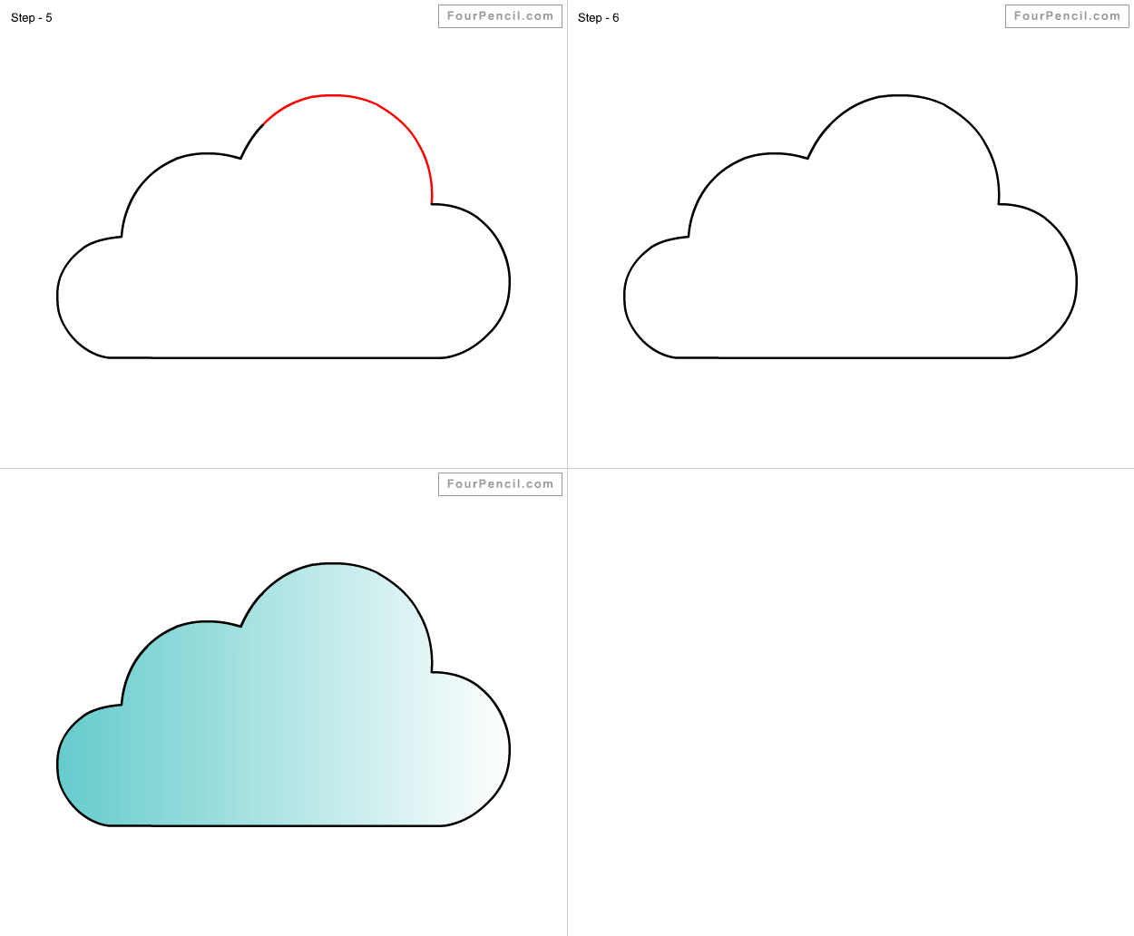 1250x1032 How To Draw A Cloud For Kids