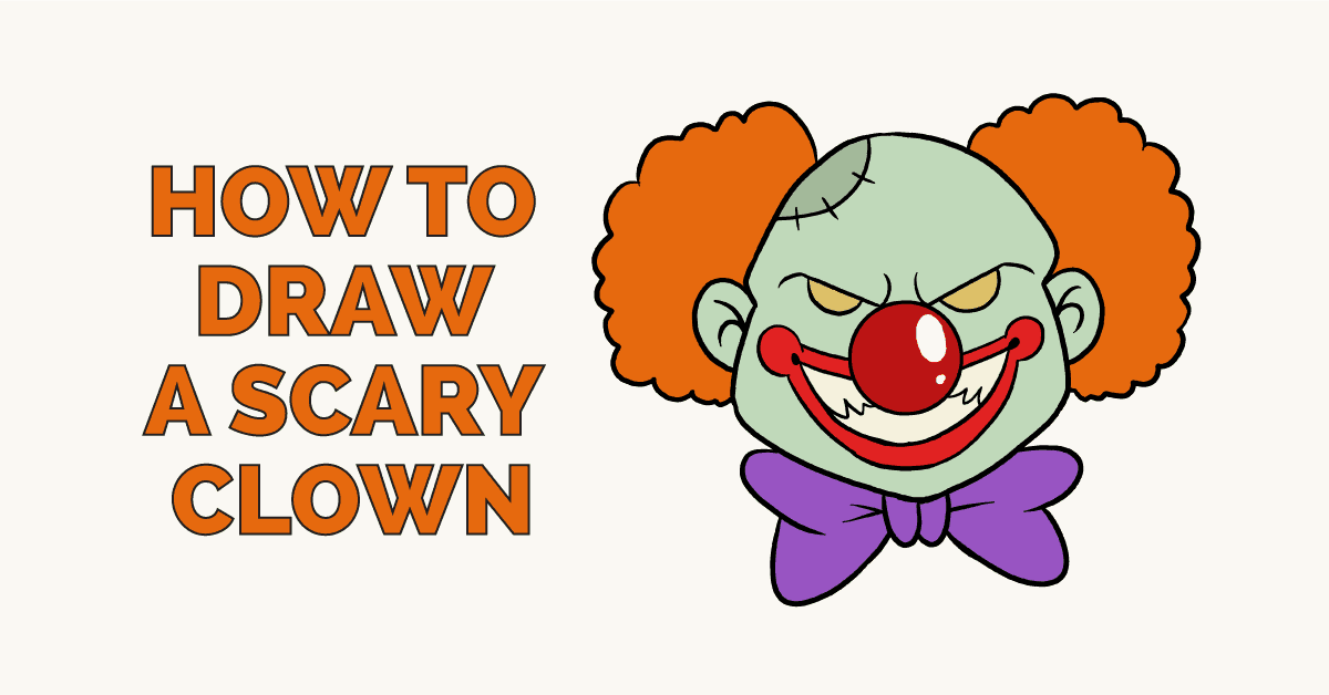 1200x628 How To Draw A Scary Clown