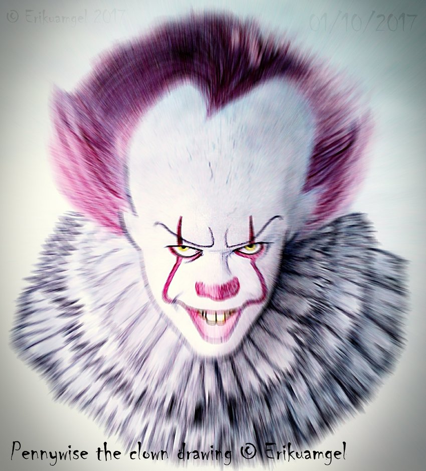 850x940 Pennywise The Clown Dancing Drawing By Erikuamgel