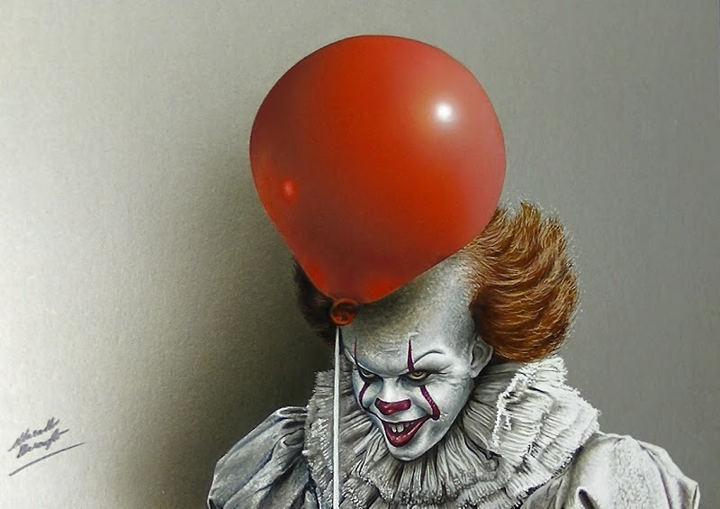 800x565 Pennywise The It Clown Drawing