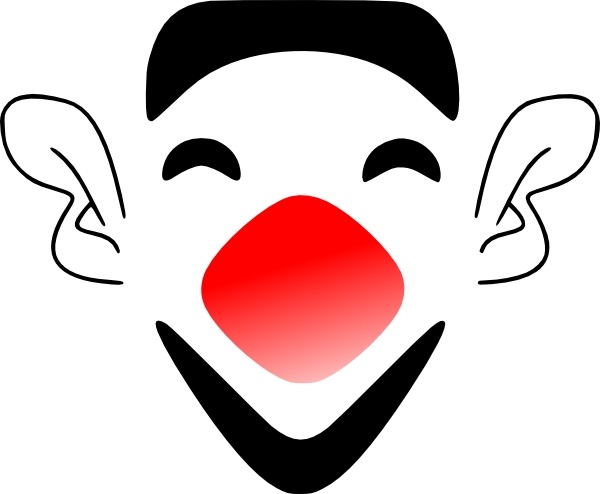 600x494 Laughing Clown Face Clip Art Free Vector In Open Office Drawing