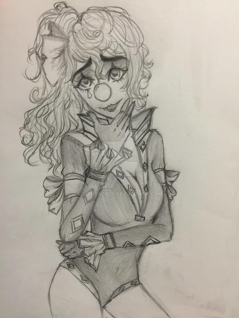 774x1032 Clown Girl By Aiansacret
