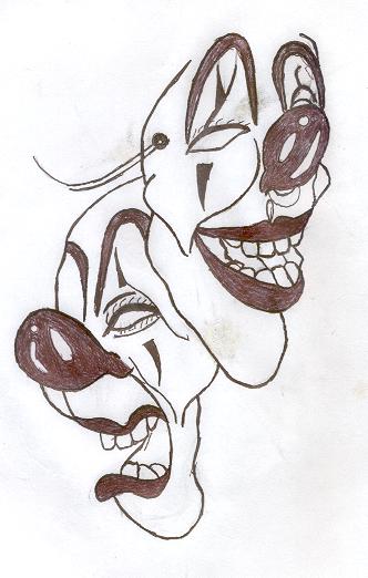 332x522 Happy Sad Clowns By Mexicanpride