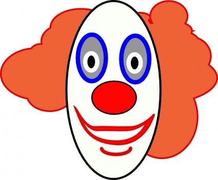 425x352 Outline Clown Faces Face Cartoon Dot Draw Com Fundraw Creepy How