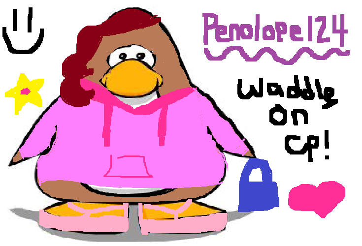 735x500 Penolope124 Club Penguin Drawing Paint ) By Tmize1326