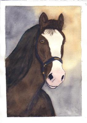 283x400 Head Of A Clydesdale Horse