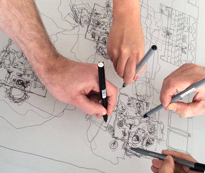 690x585 Social Drawings Losing Myself