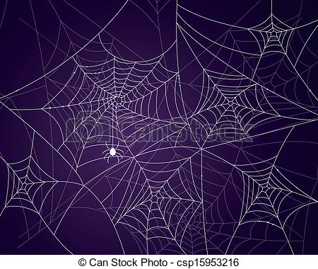 450x380 Vector Spider Webs. Vector Illustration Of Scary Spider Webs