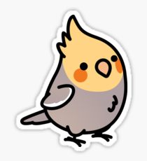 210x230 Cockatiel Drawing Stickers Redbubble