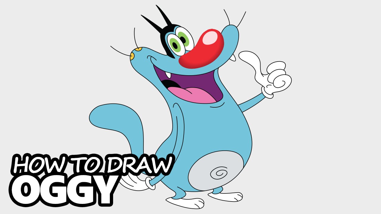 1280x720 How To Draw Oggy From Oggy And The Cockroaches