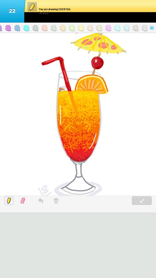 500x889 Cocktail Drawings