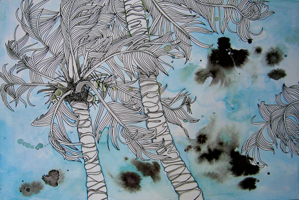 600x401 Coconut Trees Drawings Sophia Anastasia