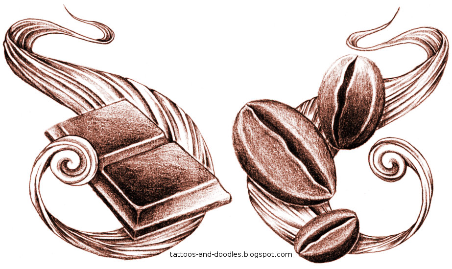 923x550 Drawing Coffee Bean Tattoo Tattoo Ideas Tattoo