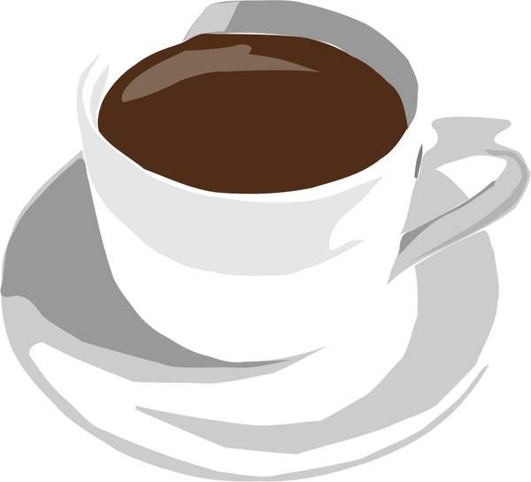 600x545 Cup Of Coffee Free Vector In Open Office Drawing Svg ( Svg