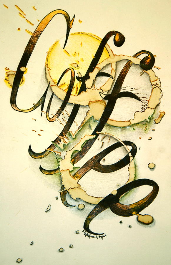 581x900 Coffee Coffee Coffee Drawing By Scott Lightfoot