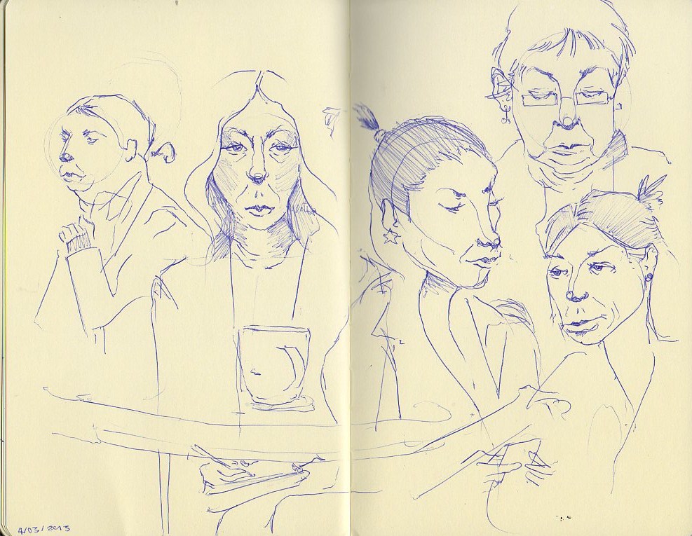 987x765 Coffee Shop Drawing