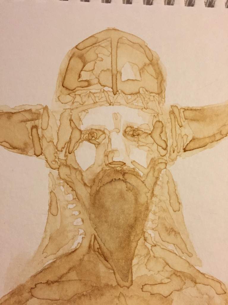 768x1024 Viking Coffee Stain Art Amino