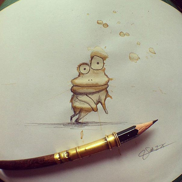 600x600 Coffee Stain Doodle Monsters Coffeemonsters Stefan Kuhnigk40