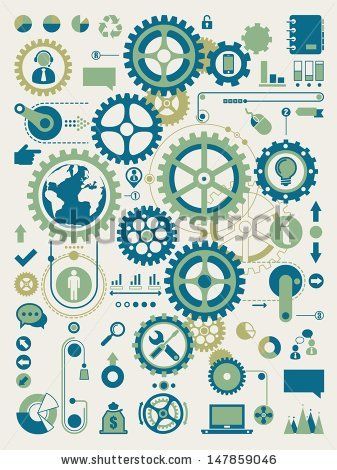 337x470 Clock Cogs And Gears Clock Gears Drawing