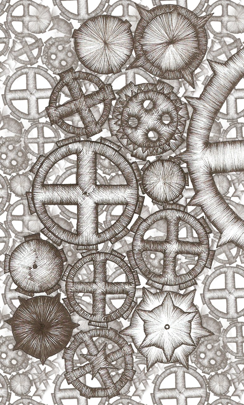 788x1308 Gears And Cogs Texture By Thegeef