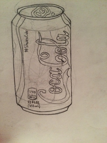 Coke Can Drawing at GetDrawings | Free download