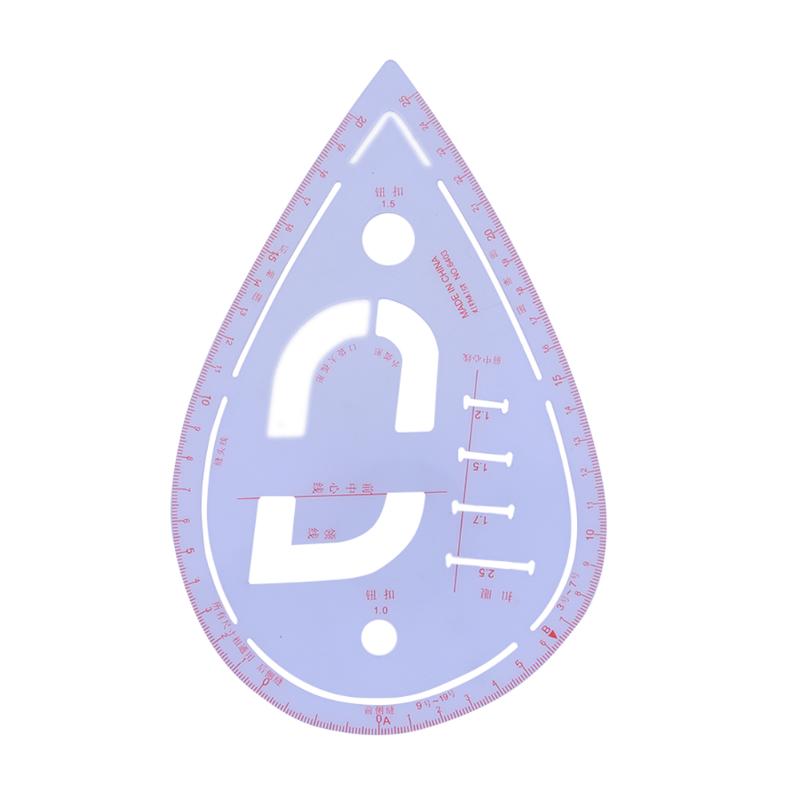 800x800 Plastic Sleeve Button Cutting Ruler Household Sewing Tools