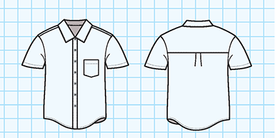 396x199 Classic Dress Shirt Short Sleeve American Royal Apparel