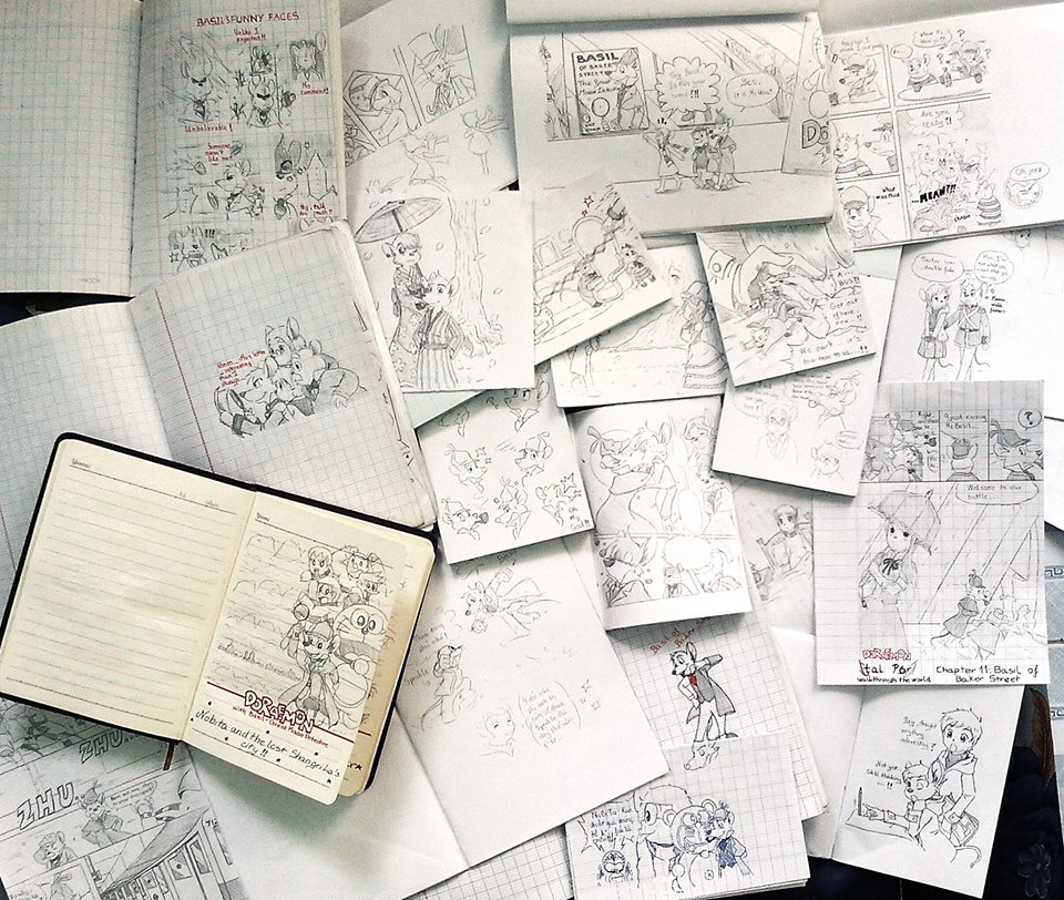 960x812 My Great Mouse Detective Drawing Collection !! By Doraemonbasil
