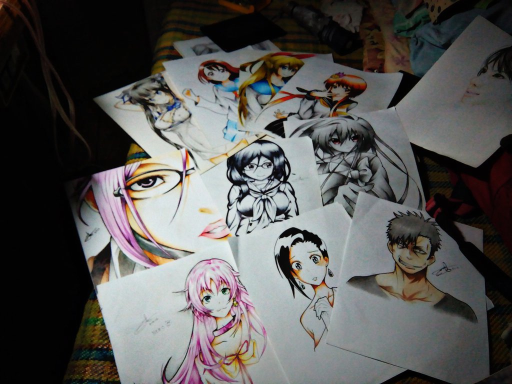 1024x768 My Anime Drawing Collection By Edriel031