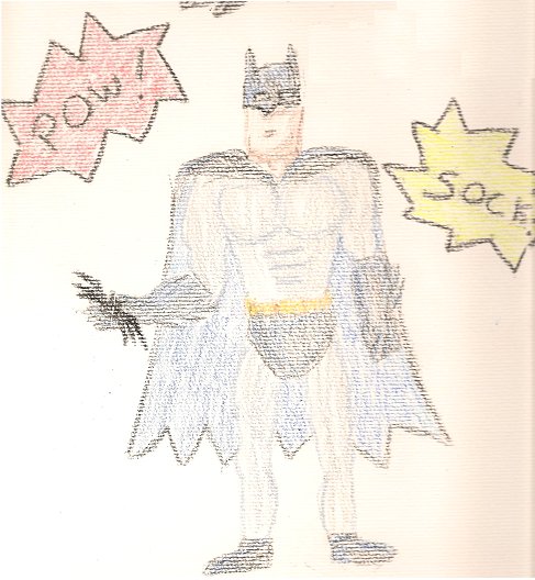 487x528 Early College Drawing Holy Crayons, Batman! By Eregnar