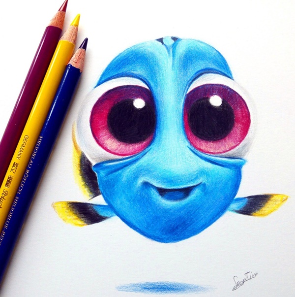 Ideas Easy Colored Pencil Drawings For Beginners This easy drawing