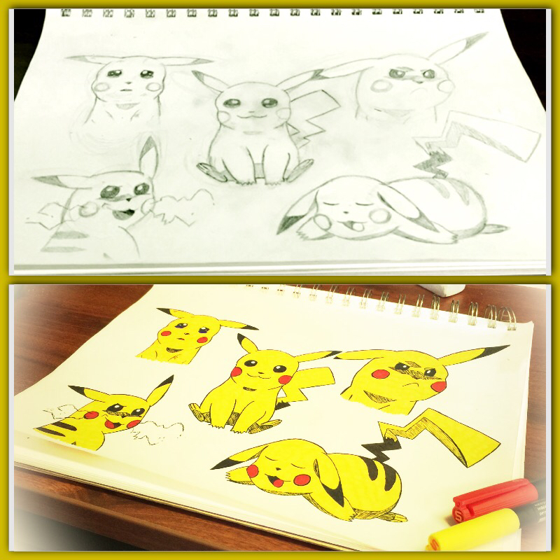 800x800 My Drawings Of Pikachu!!
