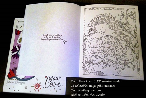 501x336 Coloring Book, Mother Color, Stress Relief, Adult Coloring Book