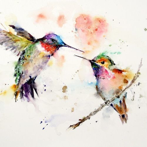 500x500 Art, Bird, Color, Diy, Draw, Drawing, Paint