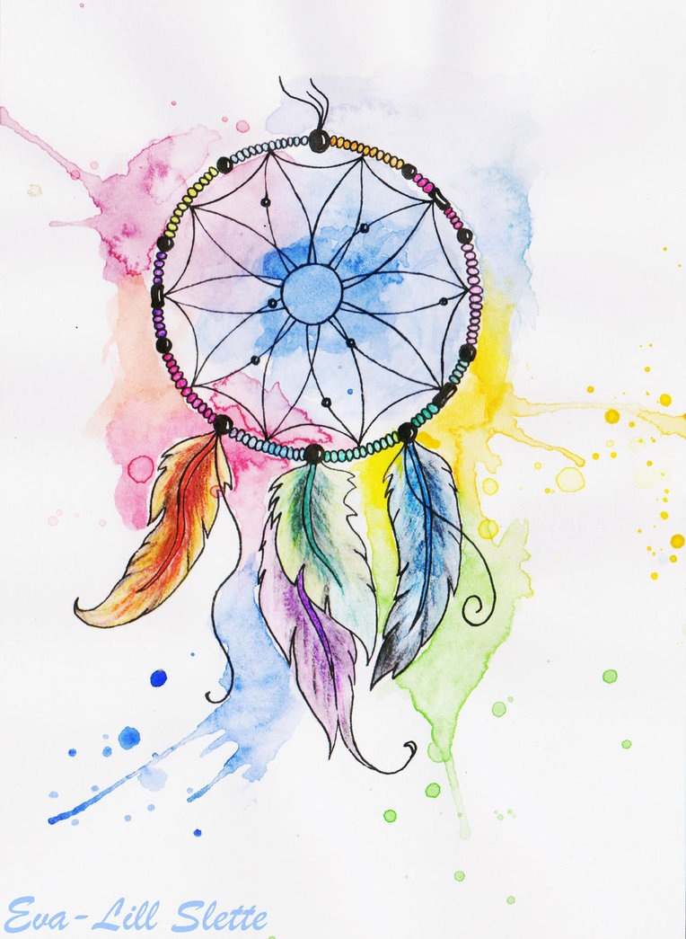 764x1045 Colorful Dreamcatcher By Deletexeva