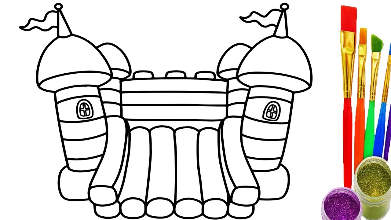 1280x720 How To Draw Playground For Childrens Coloring Pages Drawing