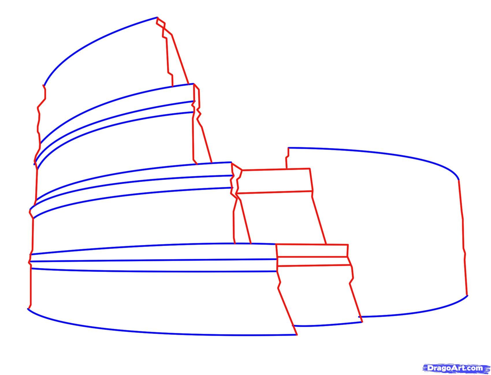 1700x1300 How To Draw The Colosseum Step 4 Arte Drawing