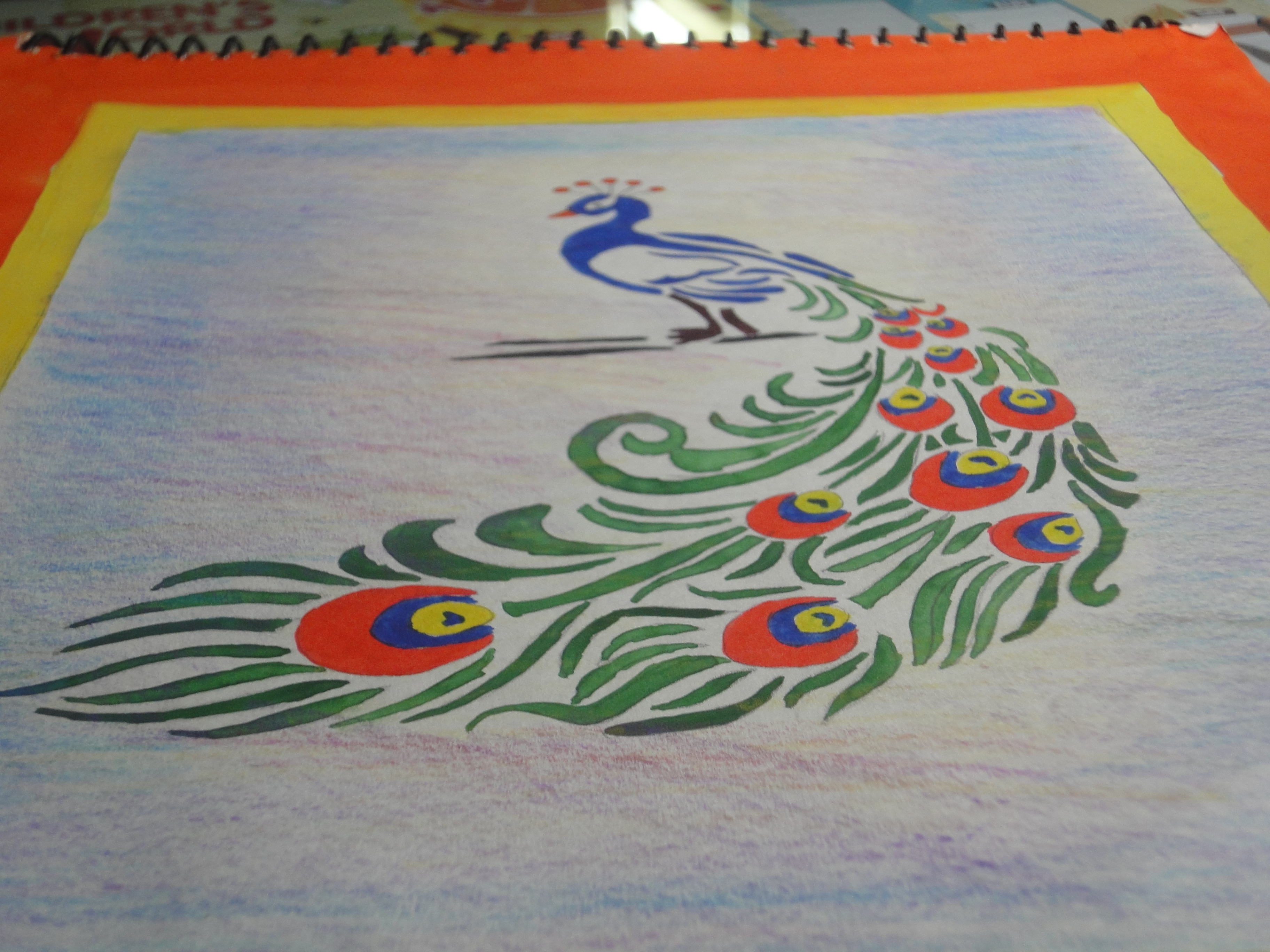 3648x2736 Peacock Watercolour Lt3 Lt3 Absorbed In Words