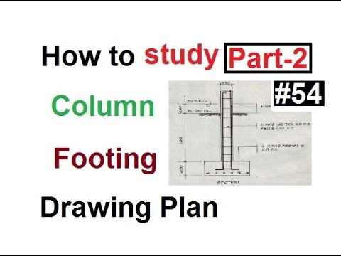 480x360 Drawing Study Column Footing In Urduhindi