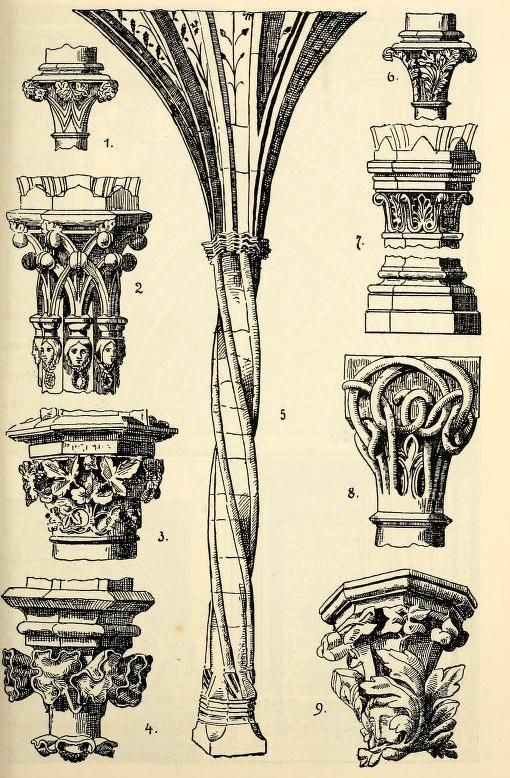 510x778 Gothic Style Columns