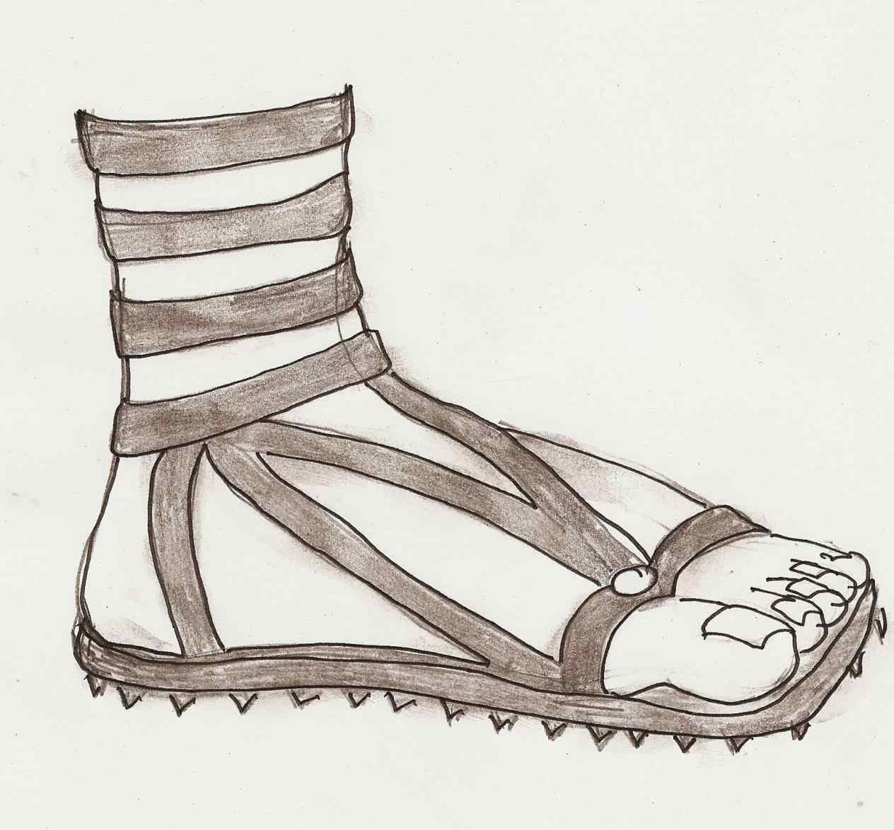 1264x1174 Military Combat Boots Drawing
