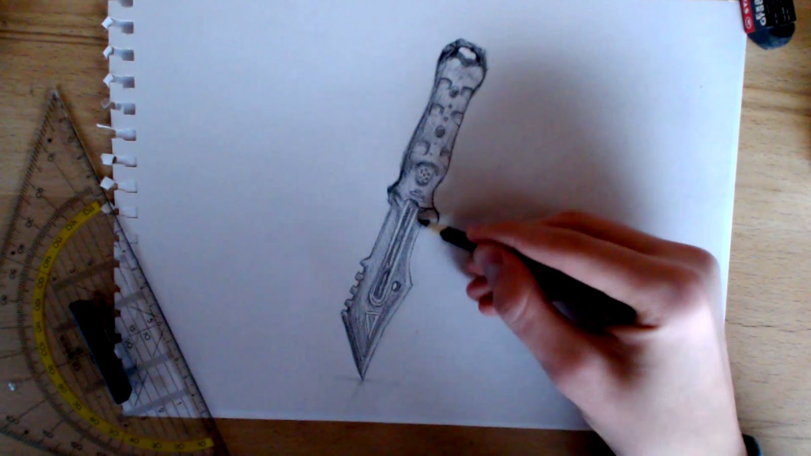 1600x900 Drawing A Combat Knife (Bo3)
