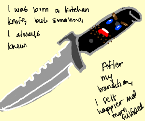 300x250 Transgender Combat Knife