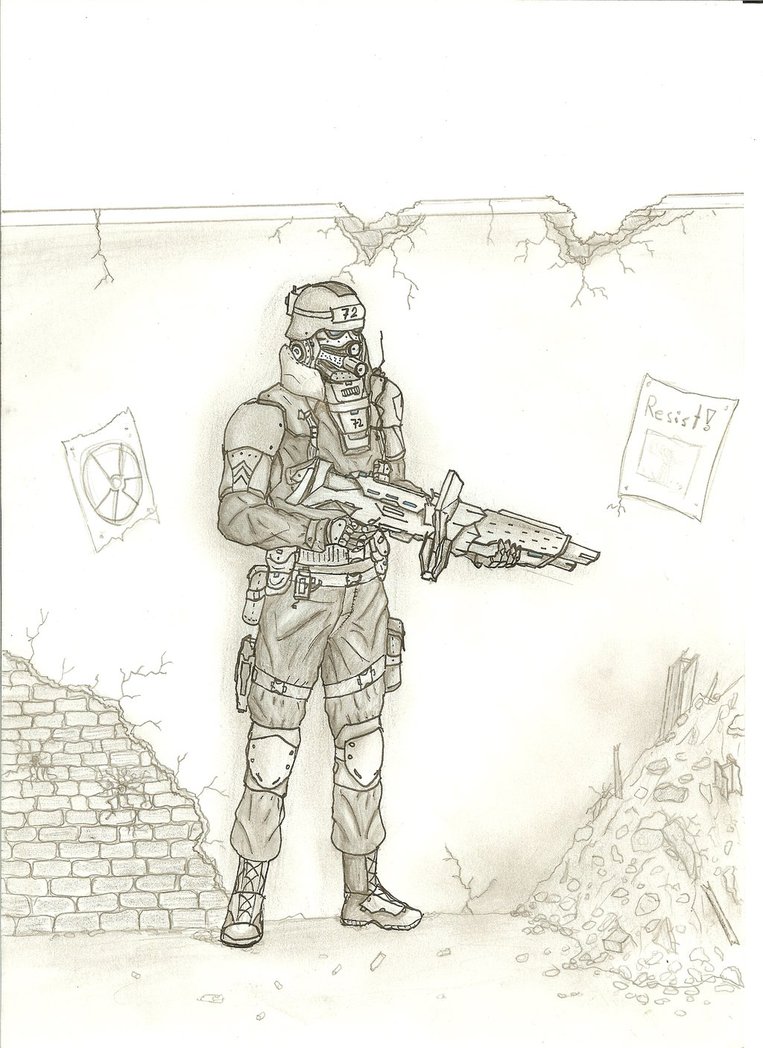 763x1048 Custom Combine Soldier (Half Life 2 ) By Pascalkrafft