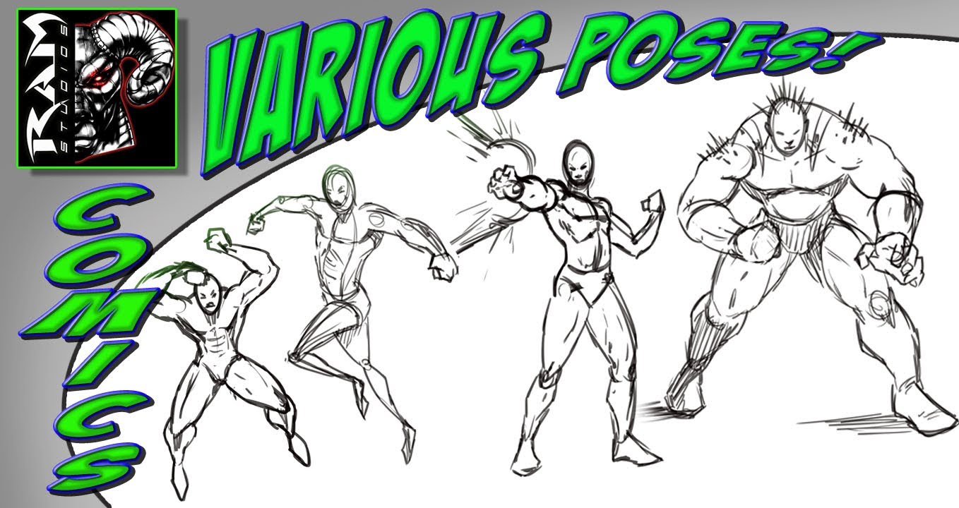 1358x720 Drawing Comic Book Poses