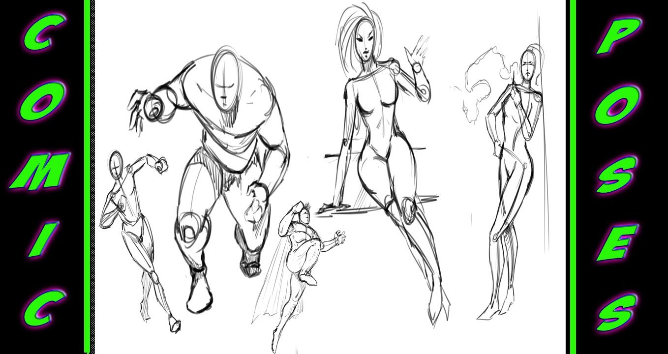 1358x720 Comic Book Drawing Styles Drawing More Poses