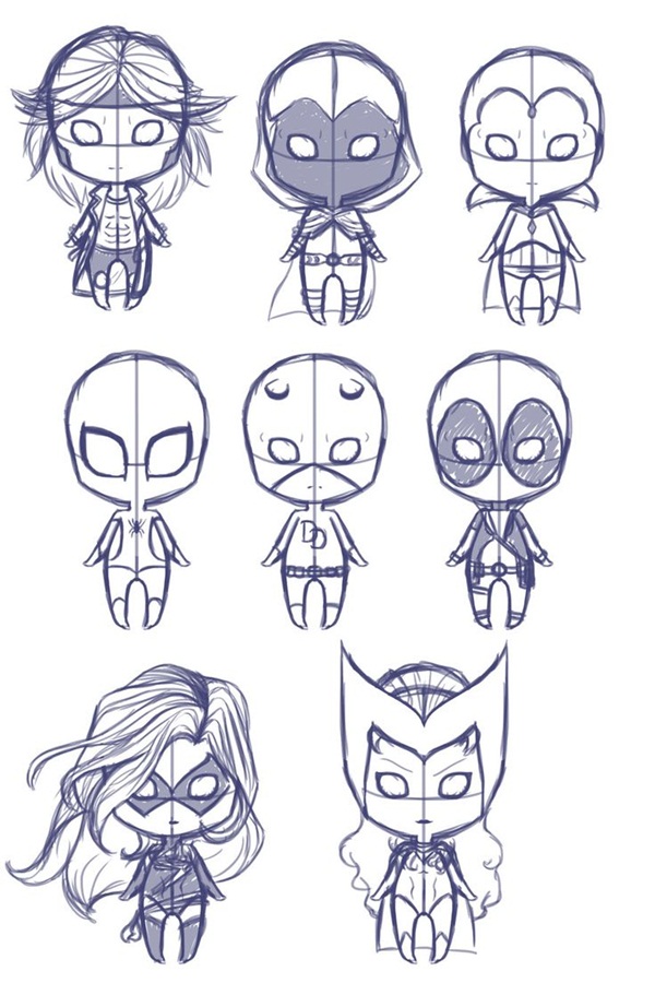 600x900 How To Draw Cartoon Characters Step By Step (30 Examples)