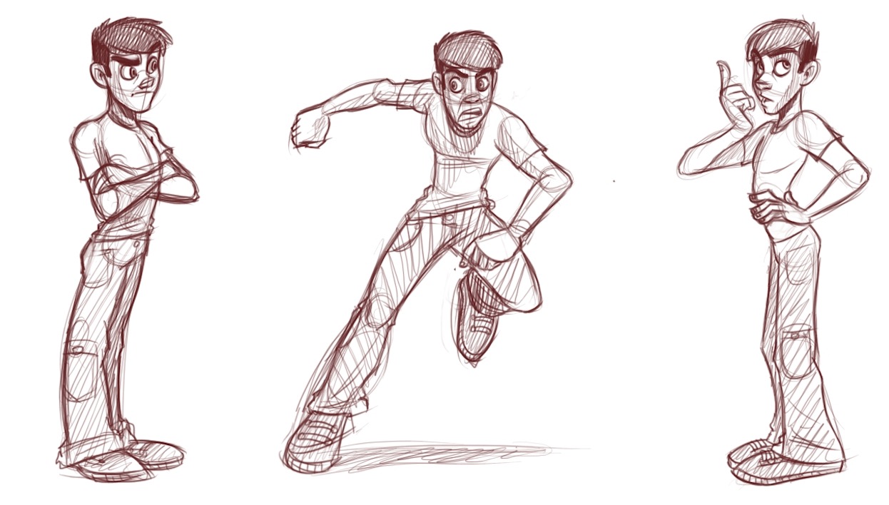 1246x708 How To Draw Slim Male Characters